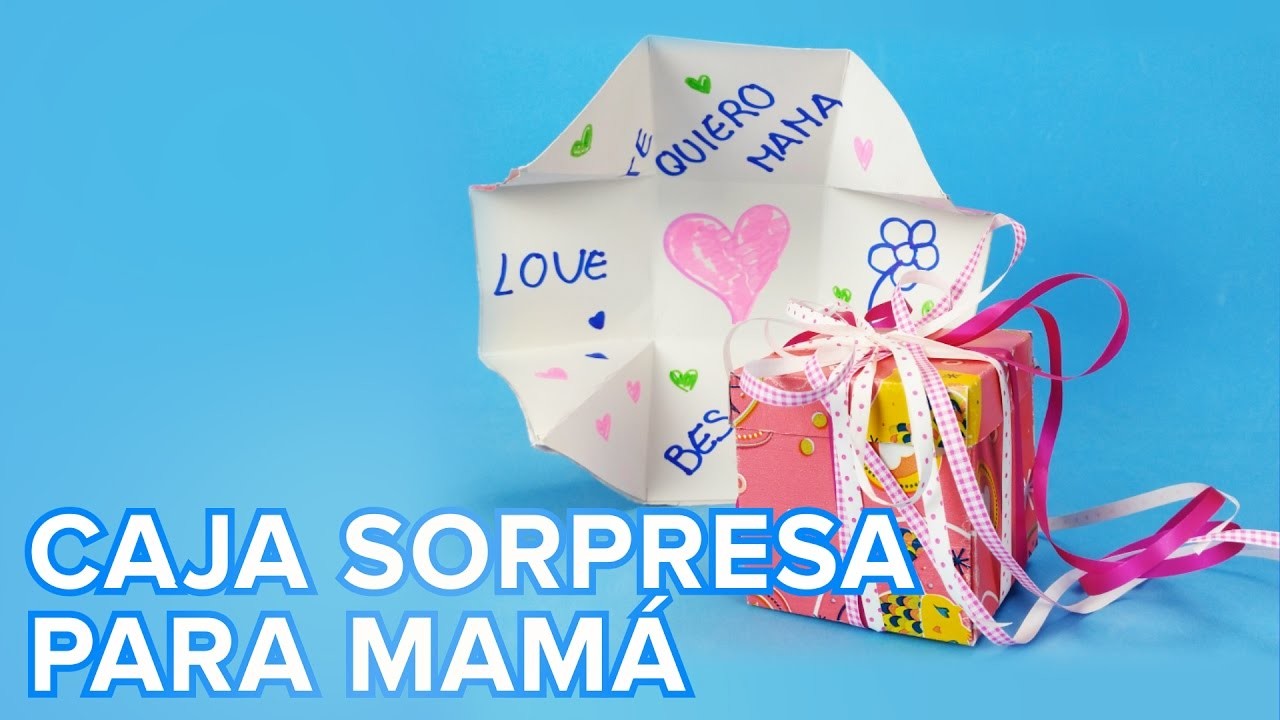 Caja tarjeta sorpresa para el Día de la Madre | Manualidades para niños