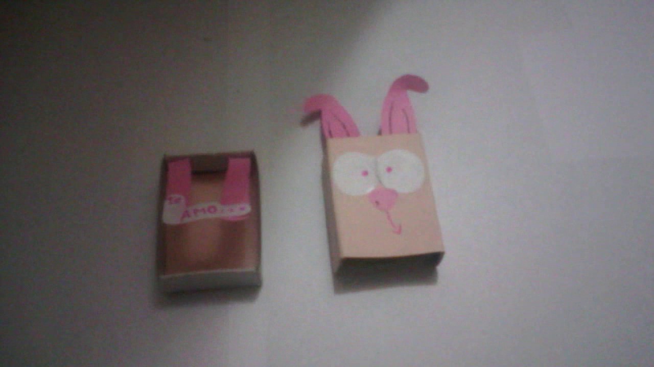 Como hacer manualidades con cajitas de fósforo