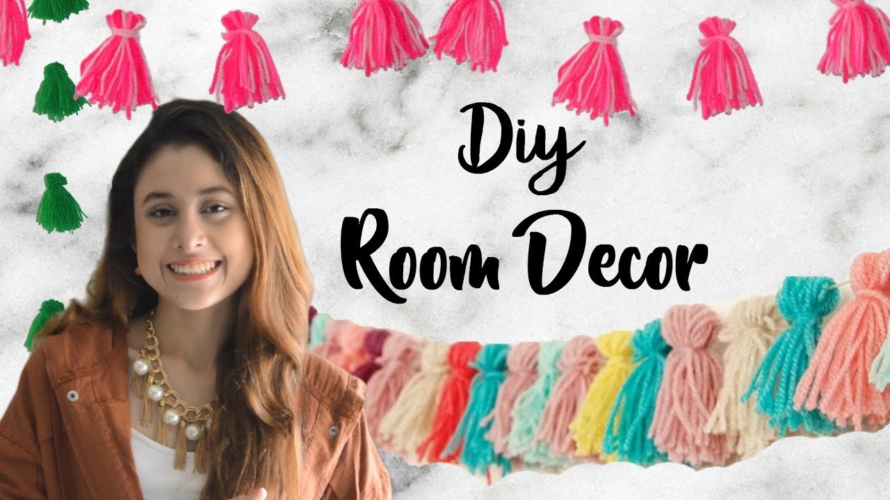 DIY: Room Decor. ¿Como hacer borlas?.Guirnarldas | Carmen Moncada