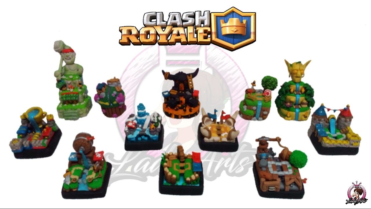 Full Collection Arenas | Clash Royale | Polymer Clay