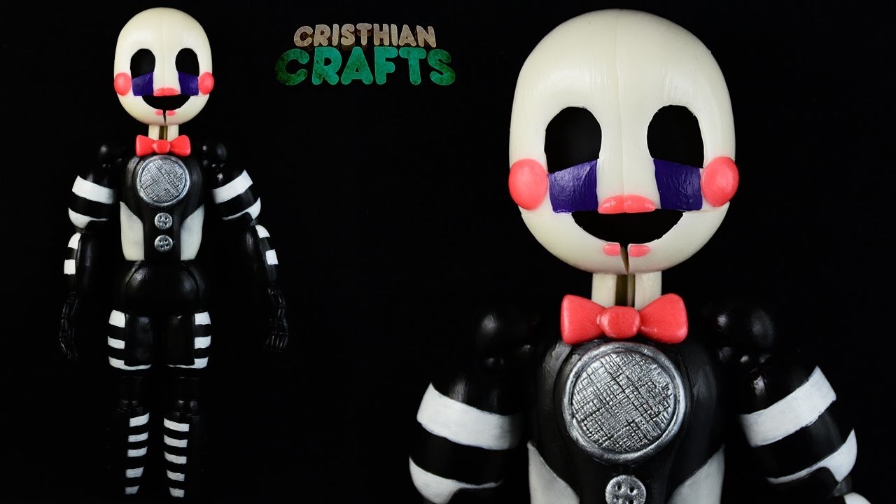 How to Make FUNTIME PUPPET | SISTER LOCATION | Cold Porcelain. Polymer Clay Tutorial