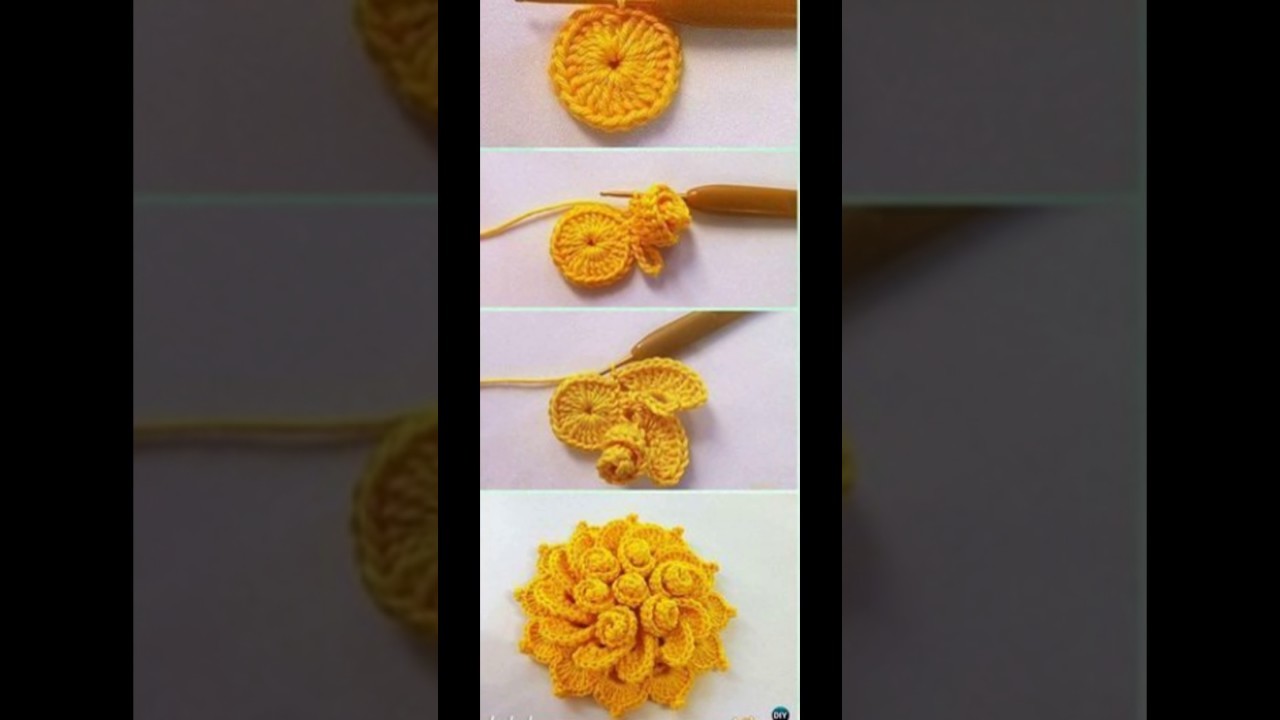Manualidades tejidas a crochcet Flores