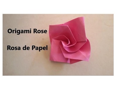 Origami Rose - Rosa de Papel