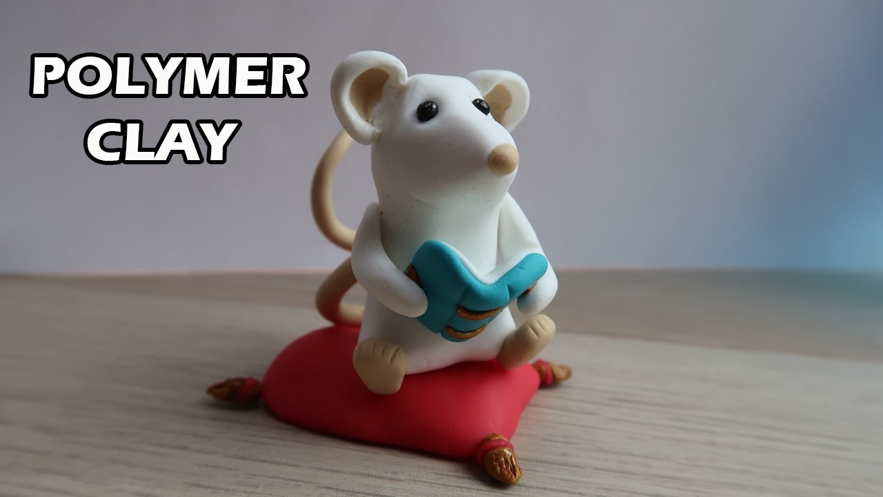 Raton portalapiz - Polymer Clay