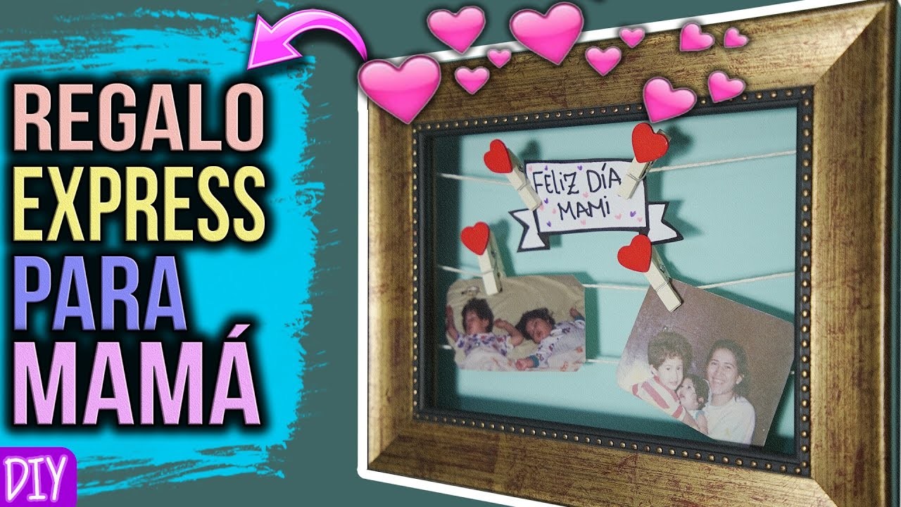 ???? REGALO RÁPIDO Y BONITO PARA MAMÁ ❤ Manualidades