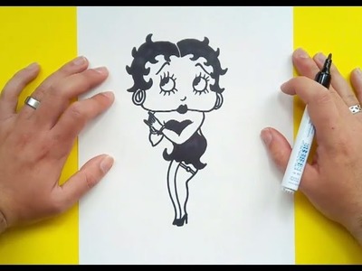 Como dibujar a  Betty Boop paso a paso | How to draw Betty Boop