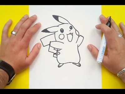 Como dibujar a Pikachu paso a paso 2 - Pokemon | How to draw Pikachu 2 - Pokemon