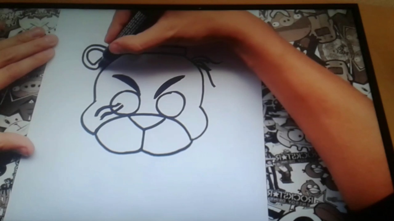 Como dibujar la cara de golden freddy