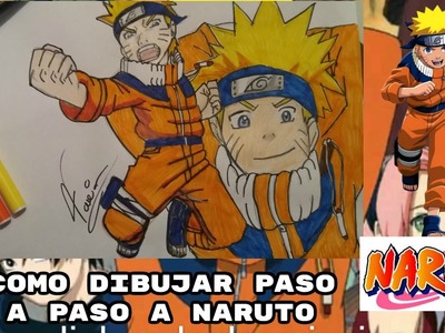 Como dibujar paso a paso a naruto uzumaki