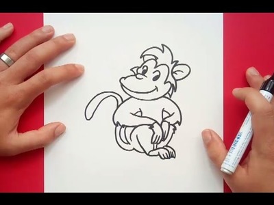 Como dibujar un mono paso a paso 6 | How to draw a monkey 6