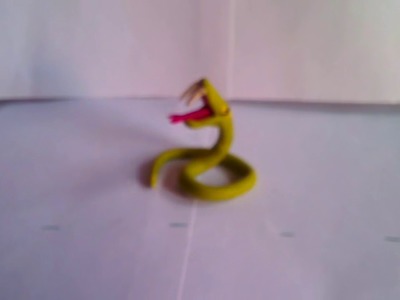 Como hacer una serpiente de plastilina
