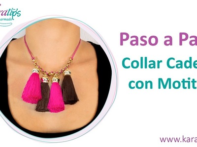 DIY - Collar Cadena con Motitas - Karatips