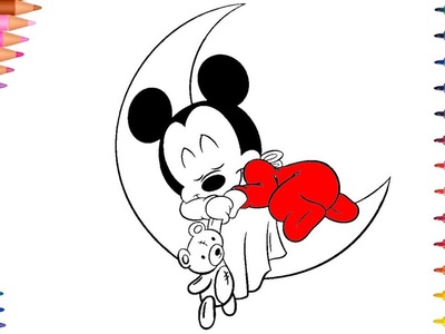 Mickey Mouse Parte 10 | Juego de Pintar | Manos pequeñas Dibujos para Colorear