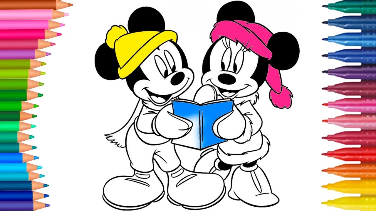 Mickey Mouse Parte 11 | Juego de Pintar | Manos pequeñas Dibujos para Colorear