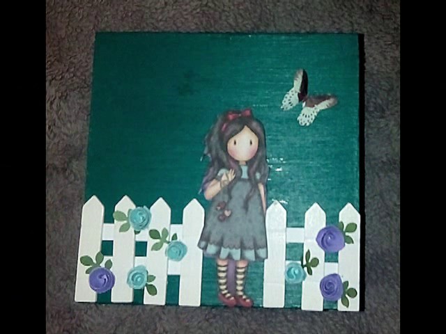 Mis cajitas de madera con papel de Scrapbooking