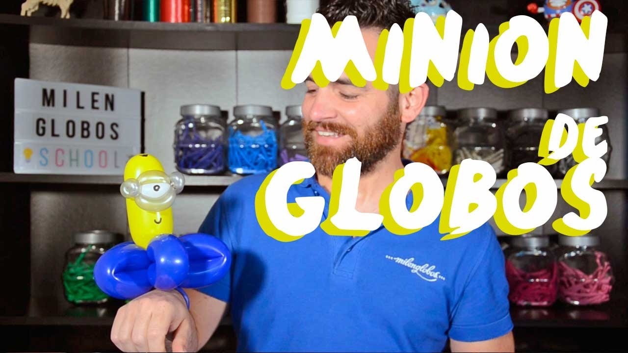 Pulsera Minion de globos - Tutorial de globoflexia - Minion bracelet Balloons