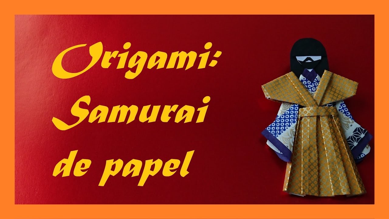 Samurai de papel de Origami