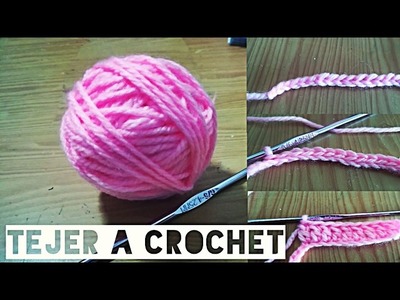 Aprende a Tejer a Crochet. Ganchillo (Puntos Básicos)