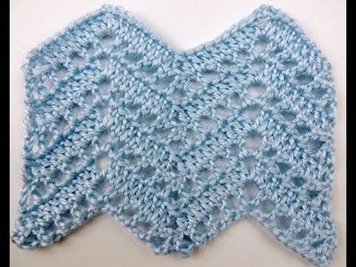 Crochet: Punto Zig Zag # 8