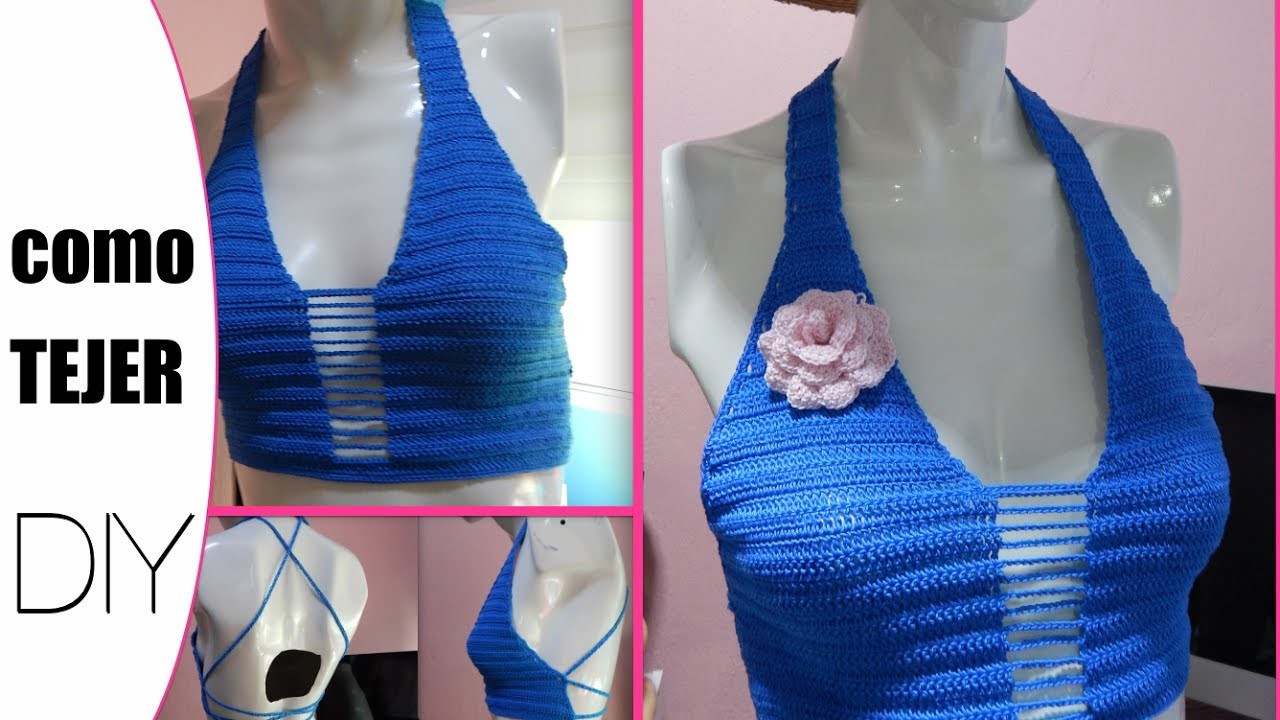 Crop Top Blusa Tejido fácil y rápido ganchillo crochet easy Blouse DIY
