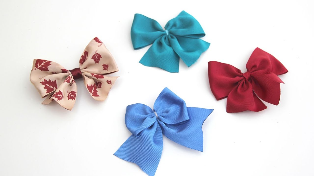 DIY Como hacer lazos bonitos para niñas