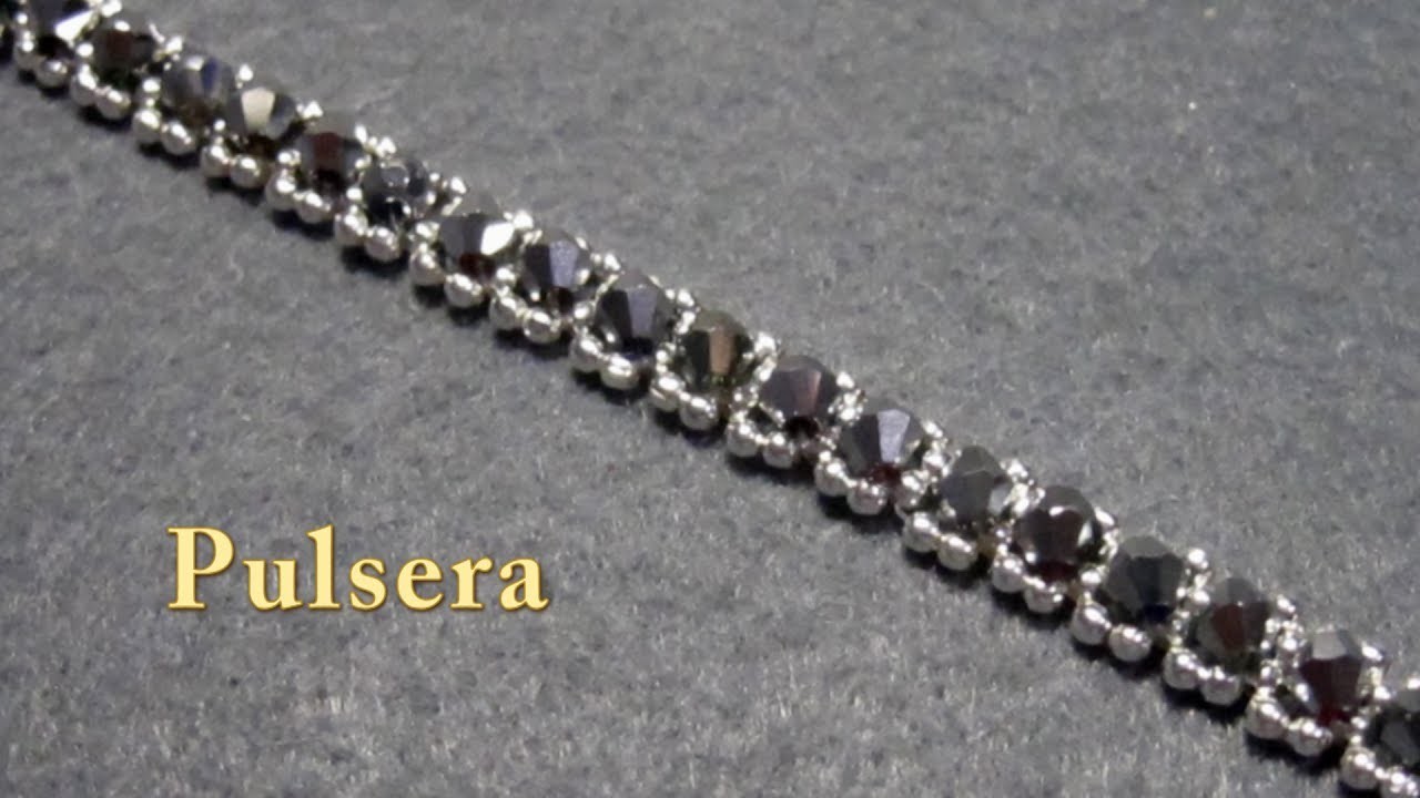 # DIY - Pulsera de chafas de plata y tupis# DIY - Silver and Tupi Bracelet