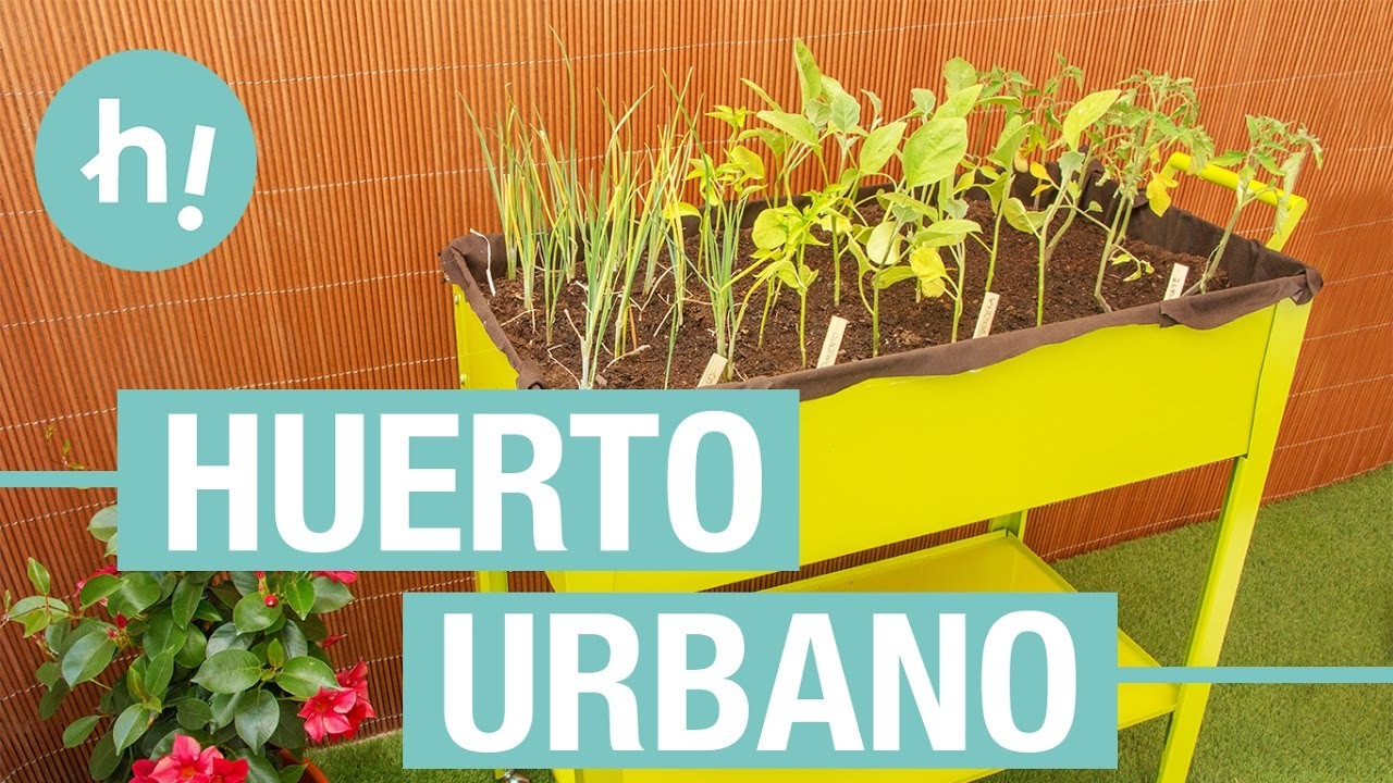 Huerto urbano para la terraza· Handfie DIY