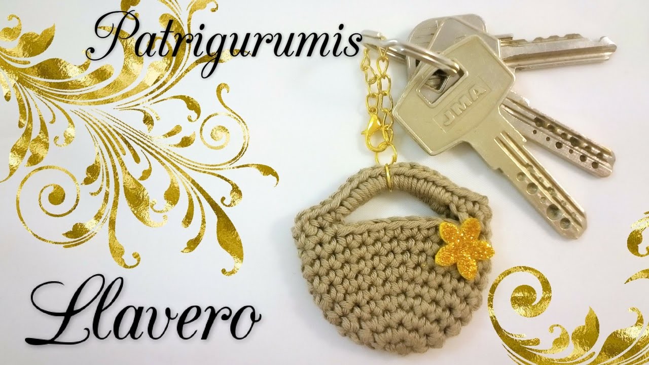 Llavero  a Crochet!! Key chain  (English subtitles) (FÁCIL)