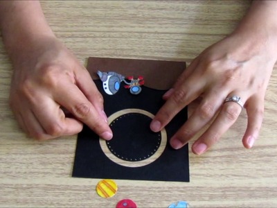 DIY: Tarjeta espacial.cardmaking.estrellas.astronauta.