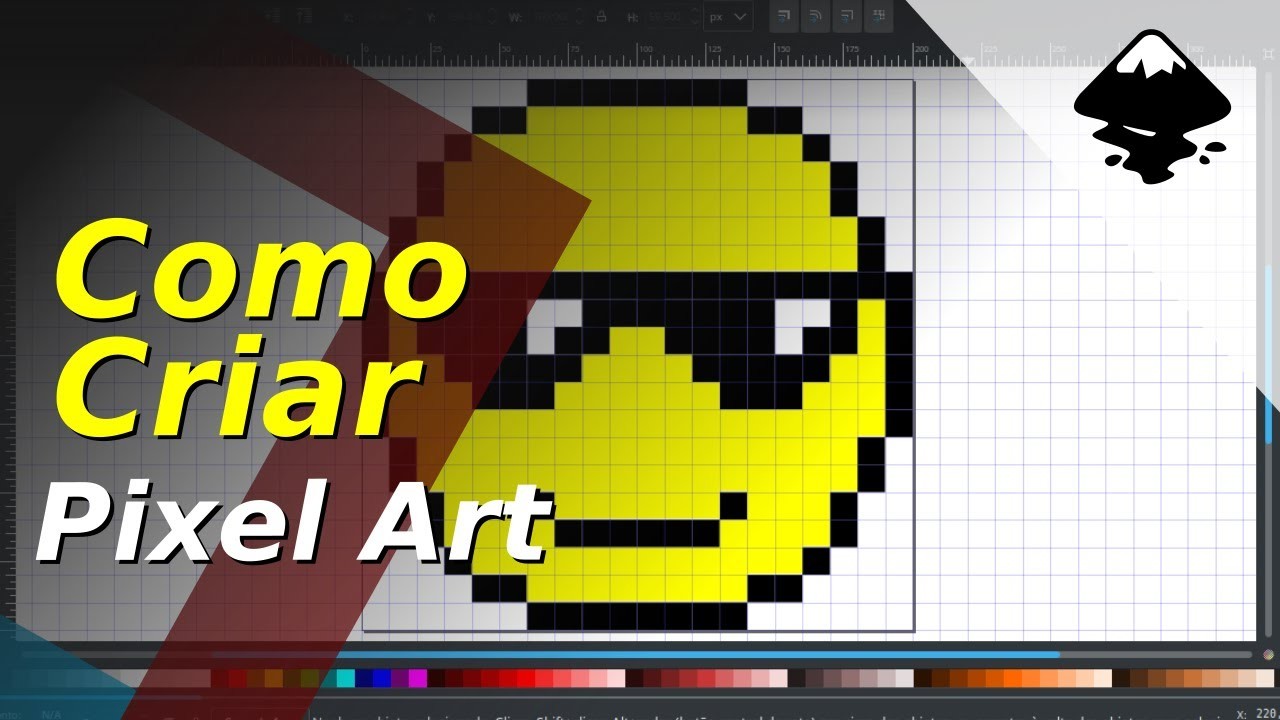 Como Criar Pixel Art no Inkscape