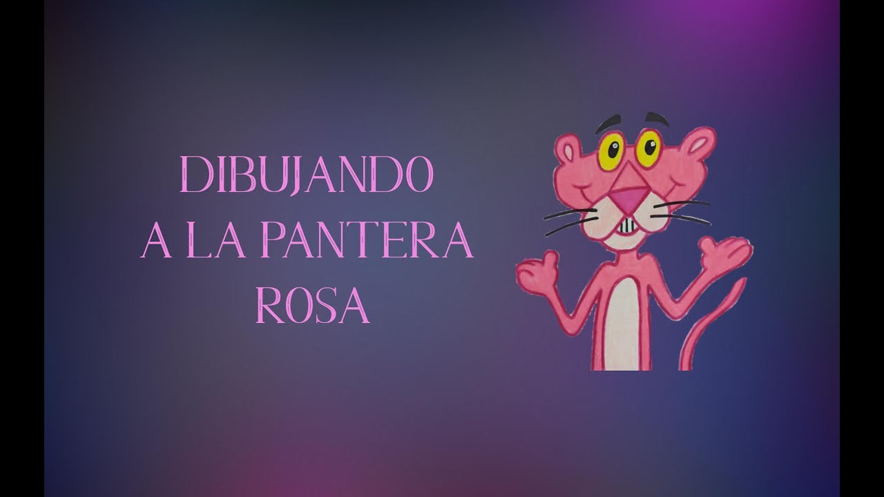 Cómo dibujar a la PANTERA ROSA-FÁCIL ????