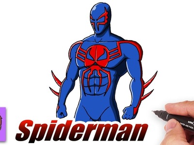 Como Dibujar a Spiderman 2099 Passo a Passo - Dibujos Faciles - Dibujos para Dibujar