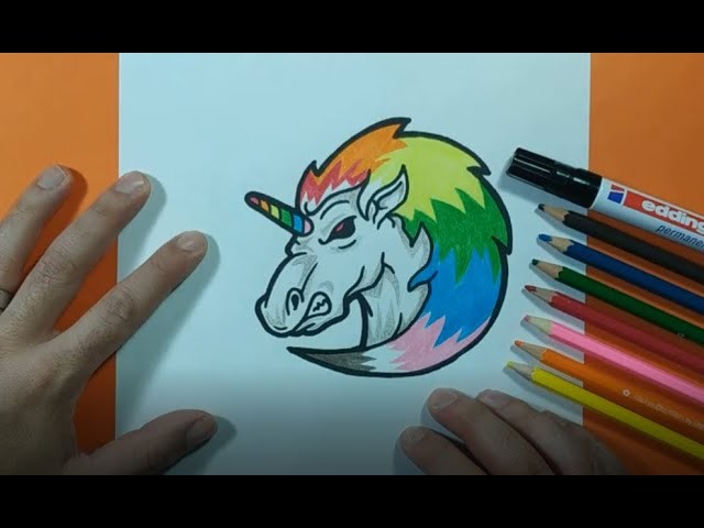 Como dibujar un unicornio paso a paso 15 | How to draw a unicorn 15