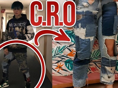 DIY Pantalón de C.R.O ~ Patchwork jeans!
