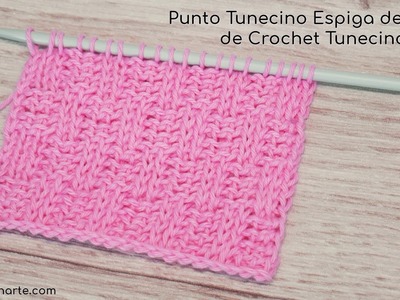 Punto Tunecino Espiga de Trigo de Crochet Tunecino | Tutoriales de Crochet Tunecino Paso a Paso