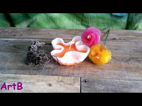 Cómo hacer una Vela Tulipa, paso a paso, #DIY