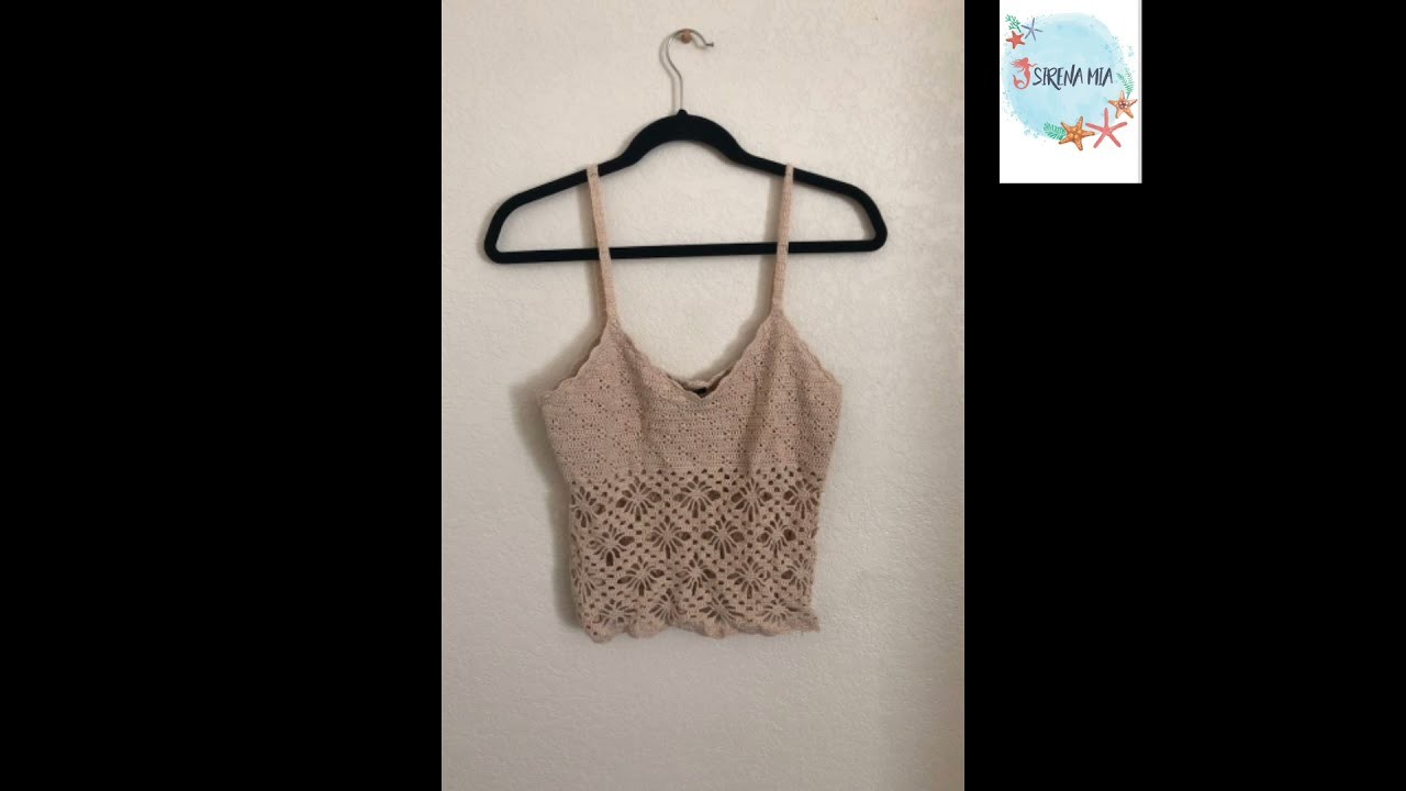 Imágenes crop top tejido a crochet
