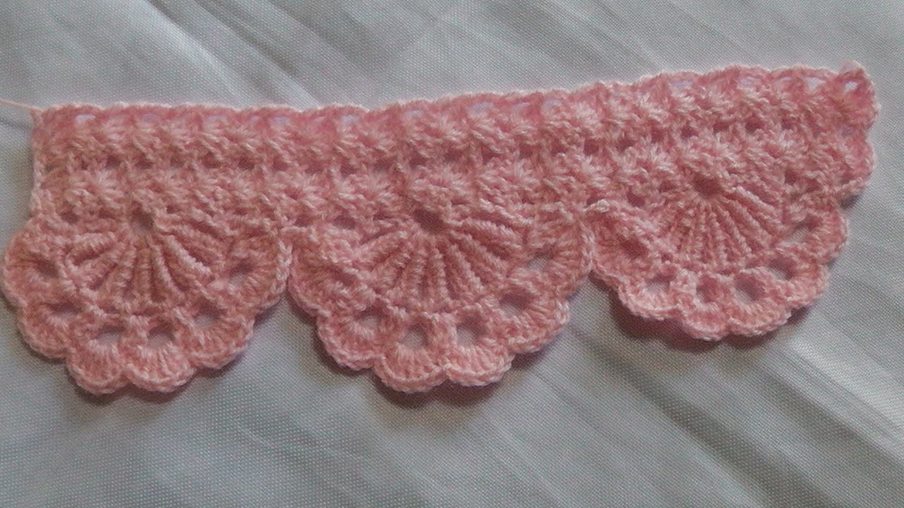 Puntilla tejidos a crochet