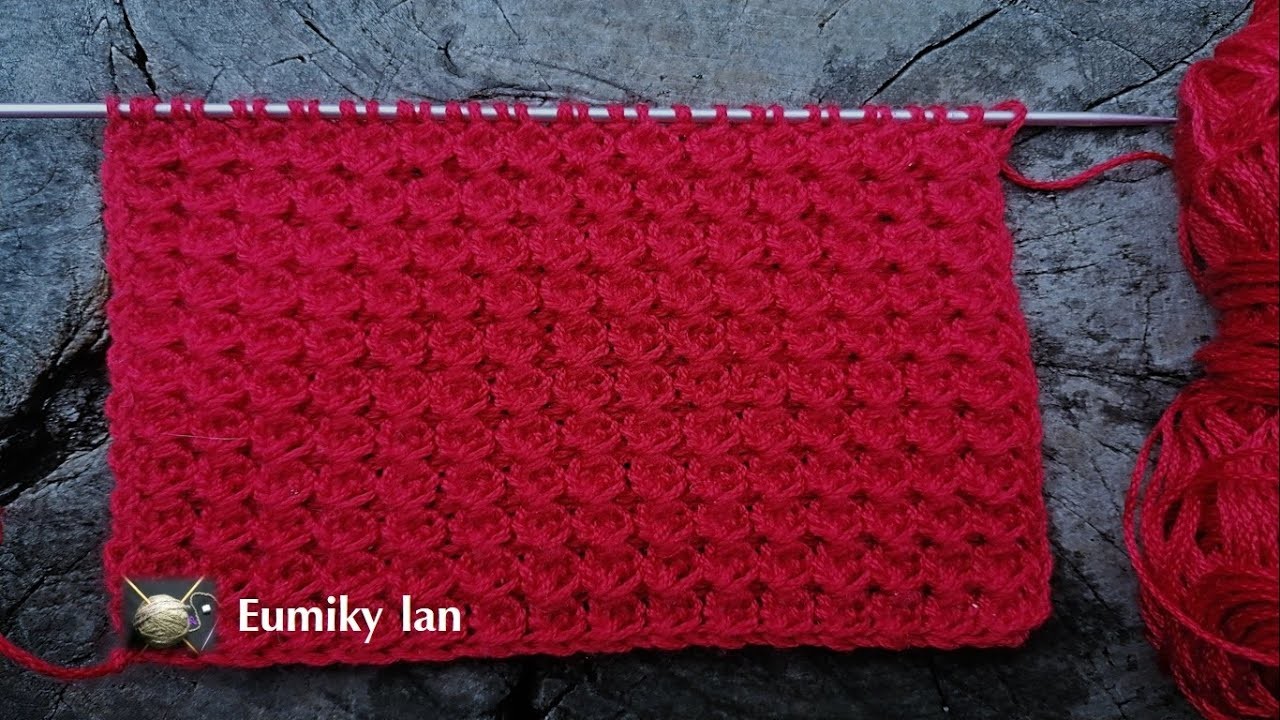 PUNTO ESFERAS - Tejido con dos agujas