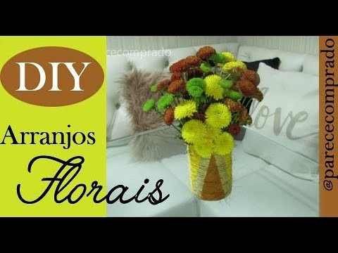 3 Ideias de Vasos Reciclados e Arranjos Florais , DIY by Camila Camargo