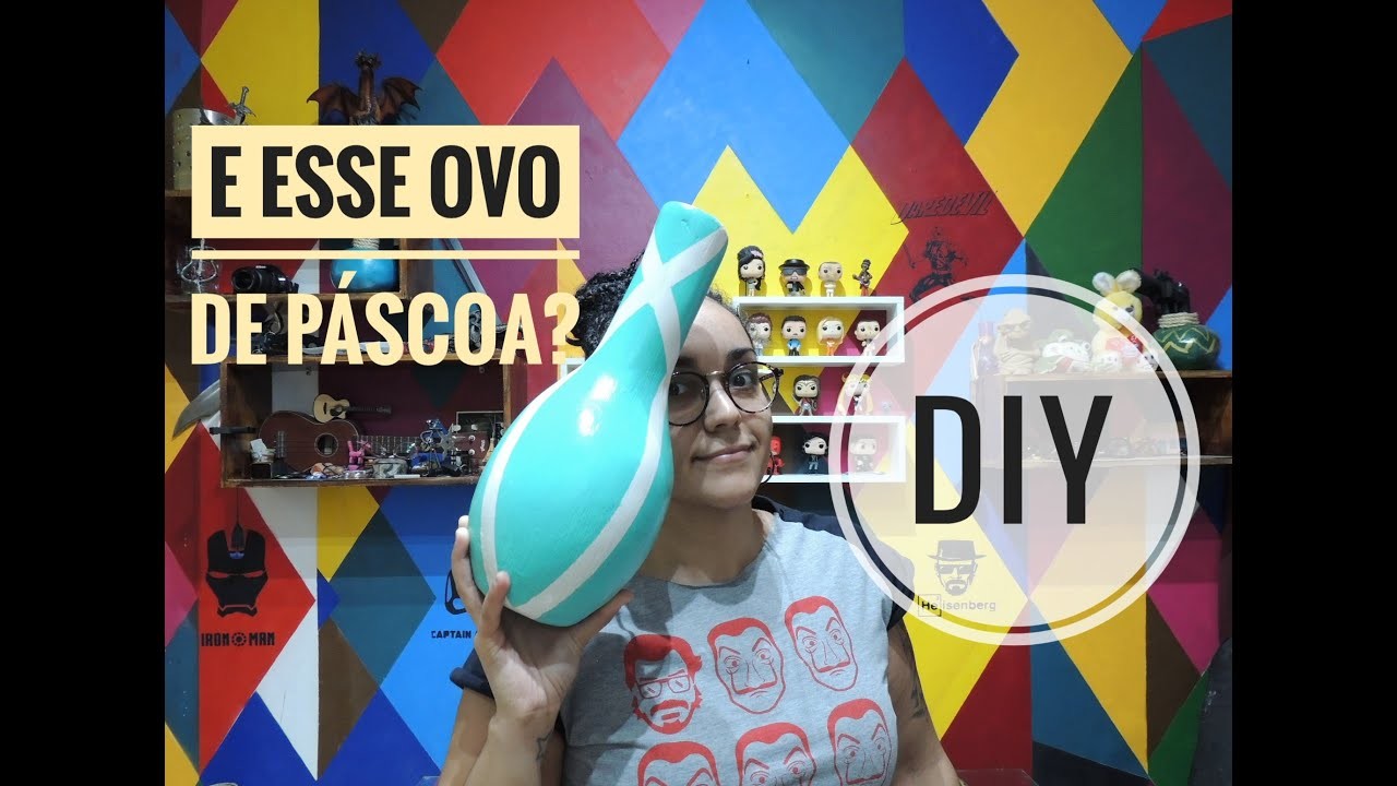 COMO FAZER VASO DE GESSO E ROLO DE PAPEL TOALHA [DIY]