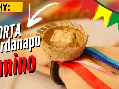 DIY: COMO FAZER PORTA GUARDANAPO JUNINO | MESA POSTA