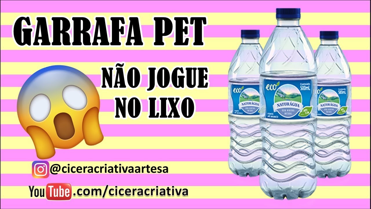 Ideia criativa com EMBALAGEM PLÁSTICA | ARTESANATO E RECICLAGEM | Cicera Criativa