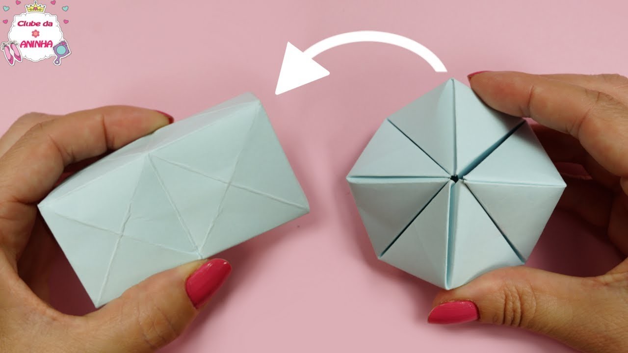 ORIGAMI - Flexahedron mágico de origami - Origami Transforming Flexahedron