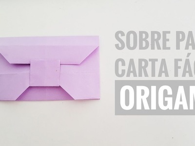 Aprende Cómo hacer un ✉ | SOBRE | ✉ para carta ???? FÁCIL ✅  (Origami PASO A PASO)
