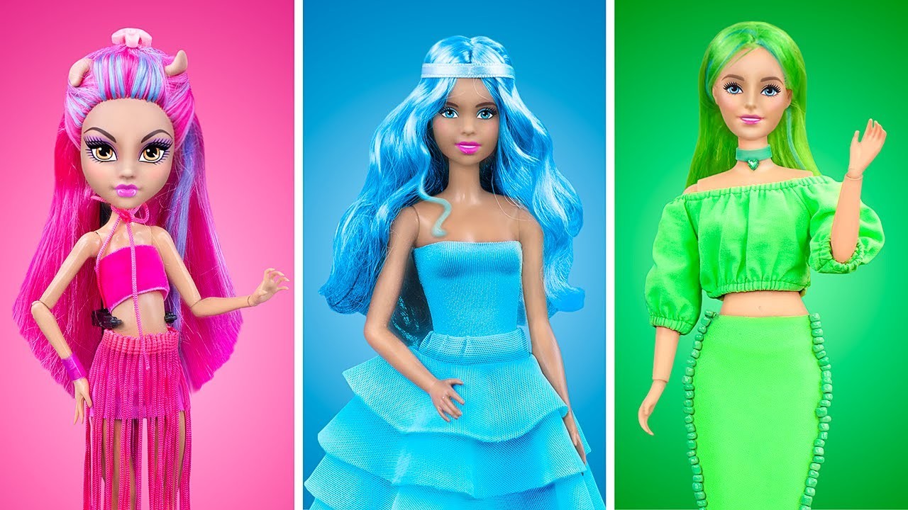 ¡Desafío de Color! 18 Diys – Todo de Un Solo Color para Barbie
