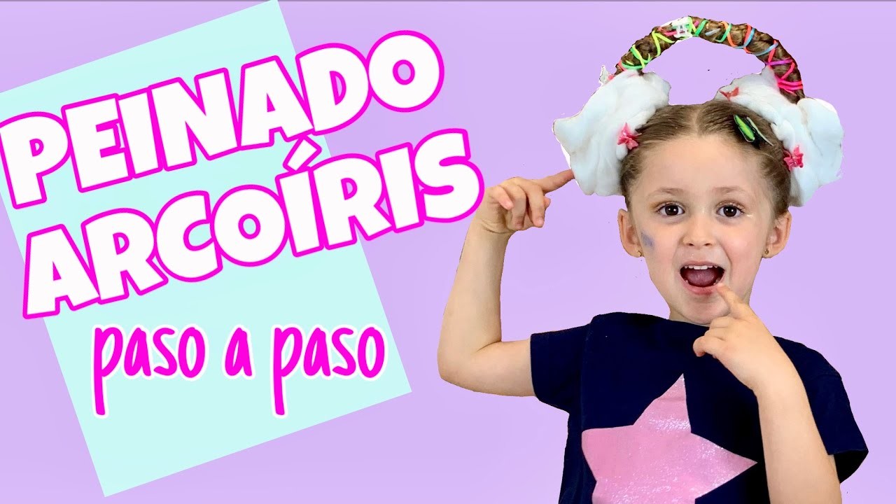 PEINADO ARCOIRIS + PEINADO LOCO + PASO A PASO