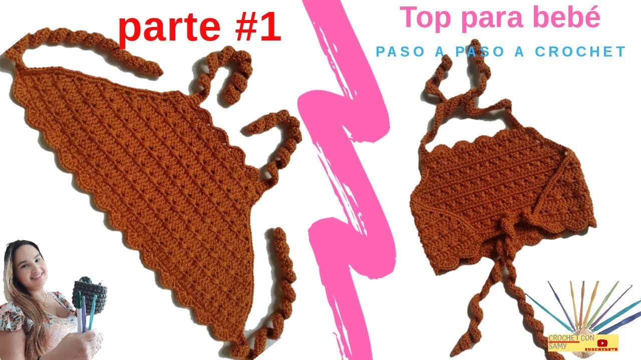 Top para niña crochet parte 1.2  paso a paso 2020