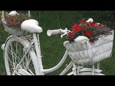 18 ideias lindas para Jardim com Bicicleta Velha - Só Ideias Legais