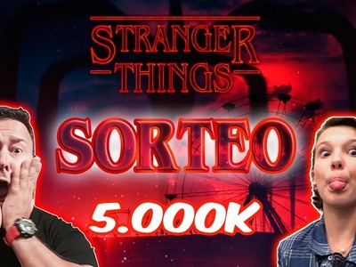 "CERRADO" ???? SORTEO STRANGER THINGS ???? Merch & Funko INTERNACIONAL Especial 5.000K